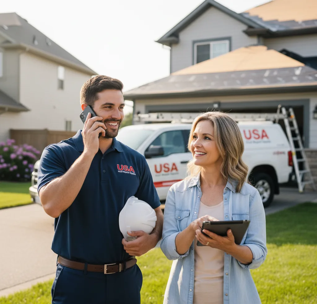 USA Roof Repair Experts customer support in Gallagher